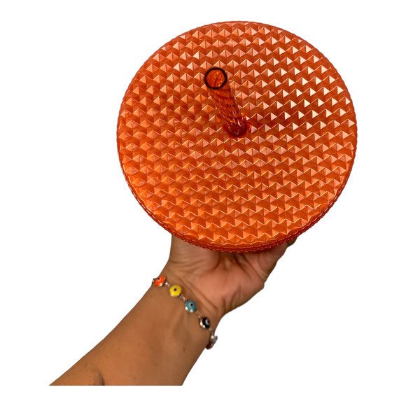 Starbucks Fall‎ 2022 Orange Studded Tumbler New - Picture 3 of 4